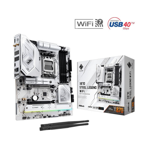 Mainboard ASRock X870 Steel Legend WiFi ( Socket AM5, ATX, 4 khe ram)