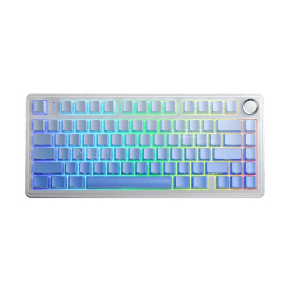 Bàn phím Gaming không dây Aula 3 MODE F75/ F75 PRO Trắng xanh dương gradient Seiya/Star Vector Switch (0645)