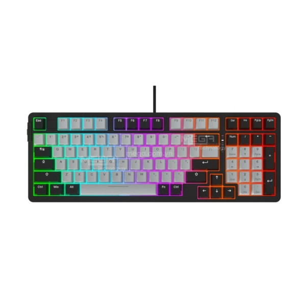 Bàn phím cơ DAREU EK98X Black-grey Optical Switch Blue