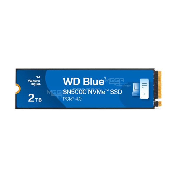 SSD WD Blue 2TB SN5000 NVMe PCIe Gen4 x4 WDS200T4B0E
