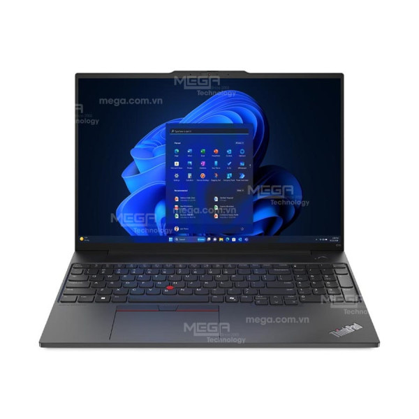 Laptop Lenovo ThinkPad E16 Gen 2 21MA004FVA Đen ( Cpu Ultra 7-155U, Ram 16GB, SSD 512GB, Vga Intel Graphics, FingerPrint, Led Keyboard, 16.0 inch WUXGA, No Os, 2Y)
