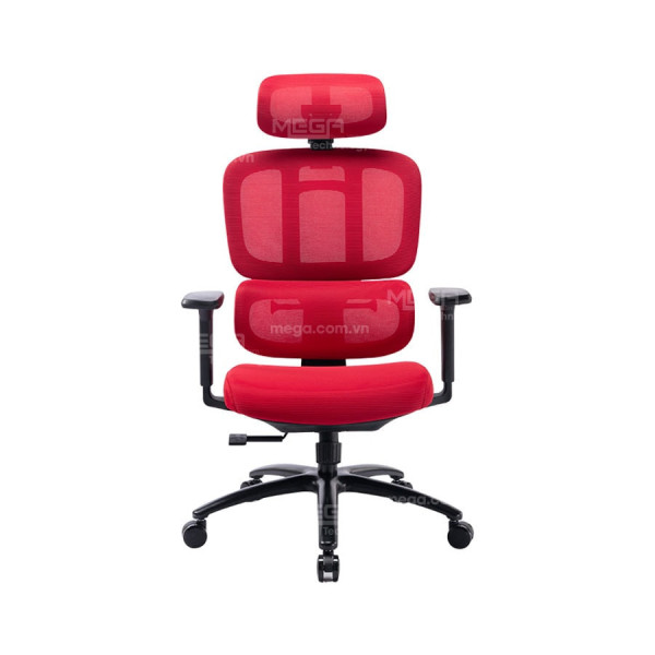 Ghế công thái học WARRIOR Ergonomic Chair - Hero series - WEC509 Black/Red