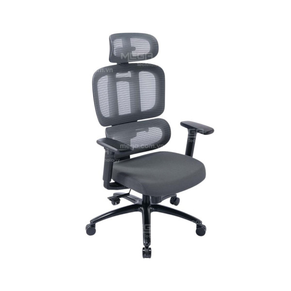 Ghế công thái học WARRIOR Ergonomic Chair - Hero series - WEC509 Pro Black/Gray