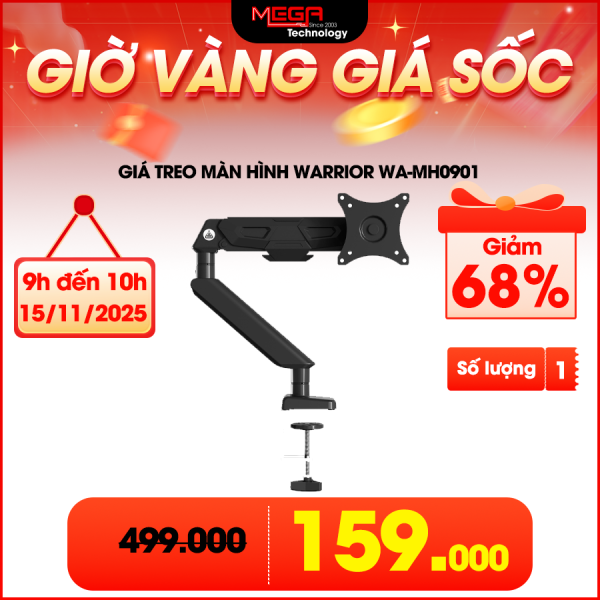 Giá treo màn hình Warrior WA-MH0901 Đen 13 - 32 inch