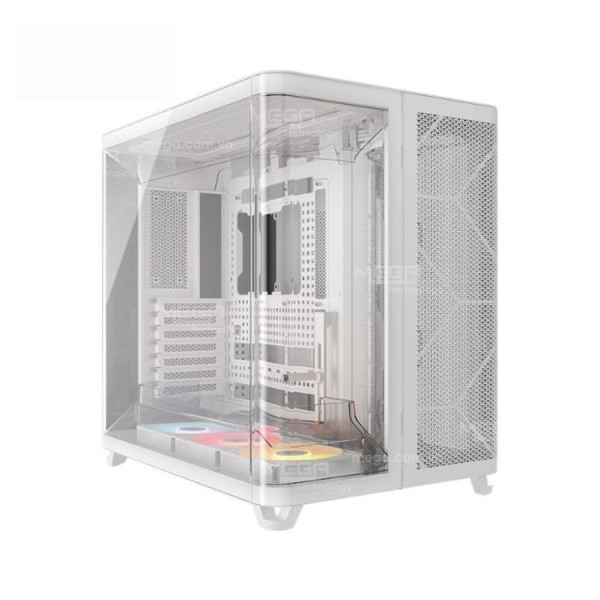 Case Corsair AIR 5400 RS-R ARGB Tempered Glass Mid Tower, White (CC-9011319-WW)