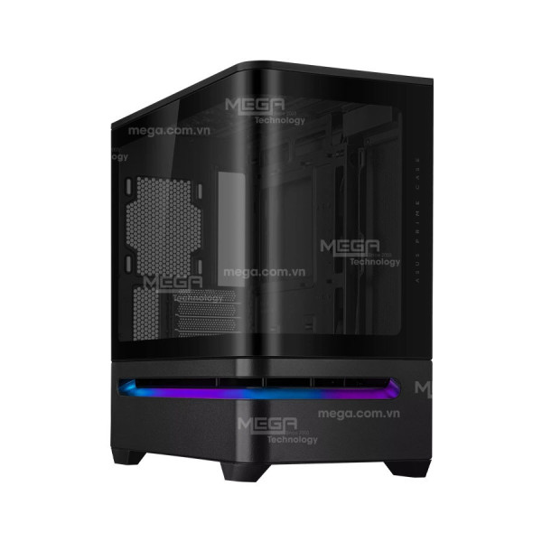 Case Asus PRIME AP202 Black (Mặt kính, mATX, Rad360, USB-C)
