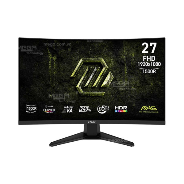 LCD MSI MAG 275CF X24 27 inch FHD VA 240Hz 0.5ms Cong (DP. HDMI)
