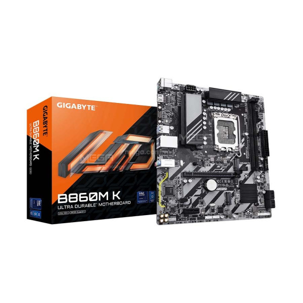 Mainboard Gigabyte B860M K (LGA 1851, 2x DDR5, HDMI, M.2 PCIe 5.0, m-ATX)