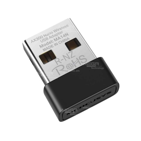 Bộ thu sóng Mercusys Wifi 6 AX300 MA14N (mini)