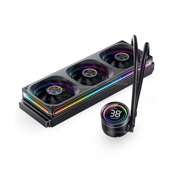 Tản nhiệt nước AIO Jonsbo TH-360 Black (ARGB, Hiển Thị Nhiệt Độ)