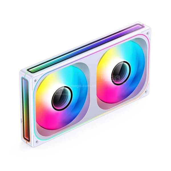 Fan case JONSBO ZB-240WR WHITE LED ARGB REVERSE (Fan ngược)