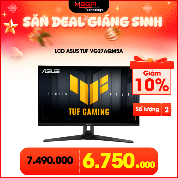 LCD Asus Tuf VG27AQM5A 27 inch 2K Fast IPS 300Hz 0.3ms (HDMI, DP)