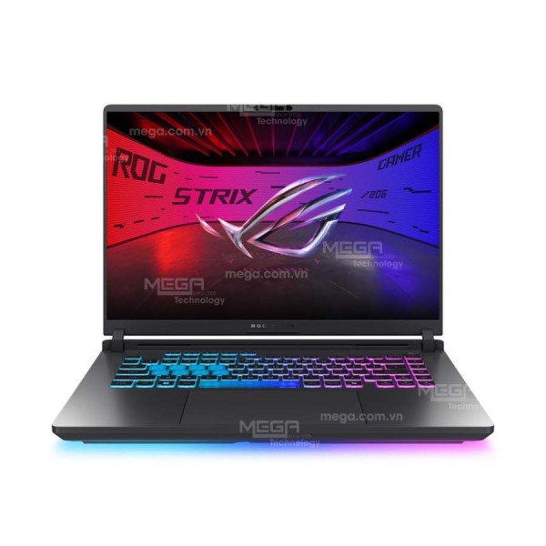 Laptop ASUS ROG Strix G16 G615LW-S5219W Xám (Cpu Ultra 9 275HX, Ram 16GB, SSD 1TB, Vga RTX 5080 16GB, 16.0 inch 2.5K 240Hz, Win 11H, 2Y)
