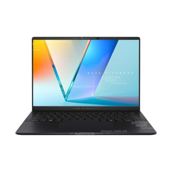 Laptop Asus Vivobook S14 OLED M5406KA-PP134WS Đen ( Cpu AMD Ryzen AI 7-350, Ram 24GB, SSD 512GB, Vga AMD Radeon Graphics, 14.0 inch 3K OLED, Win 11H, Office H24, Microsoft 365, 2Y)
