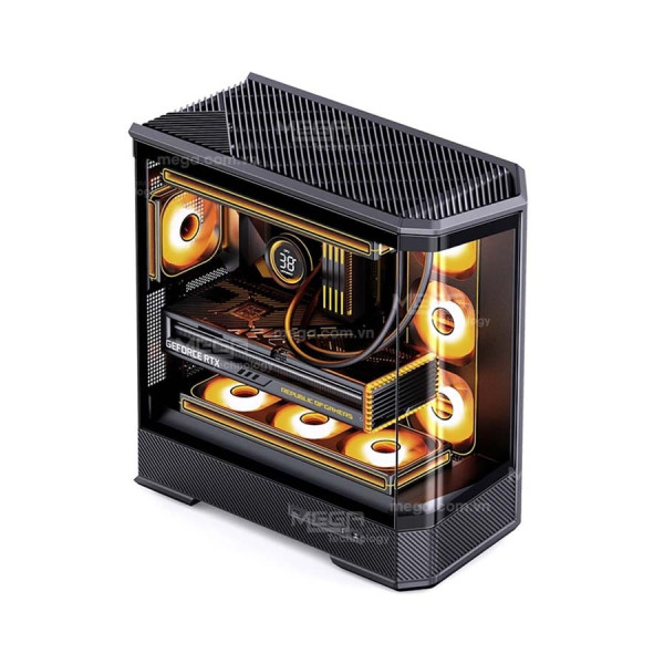 Case Jonsbo D400 Màu đen (ATX, M-ATX, ITX)