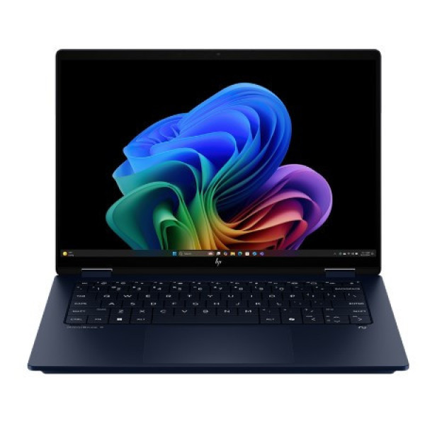 Laptop HP OmniBook X Flip 14-fm0086TU BZ7Q0PA Xanh ( Cpu Ultra 5 226V, Ram 16GB, SSD 1TB, Vga Intel Arc 130V GPU (8GB), Led Keyboard, Pen, 14.0 inch WUXGA 2K Touch, Win 11HSL, Office H24+M365B)