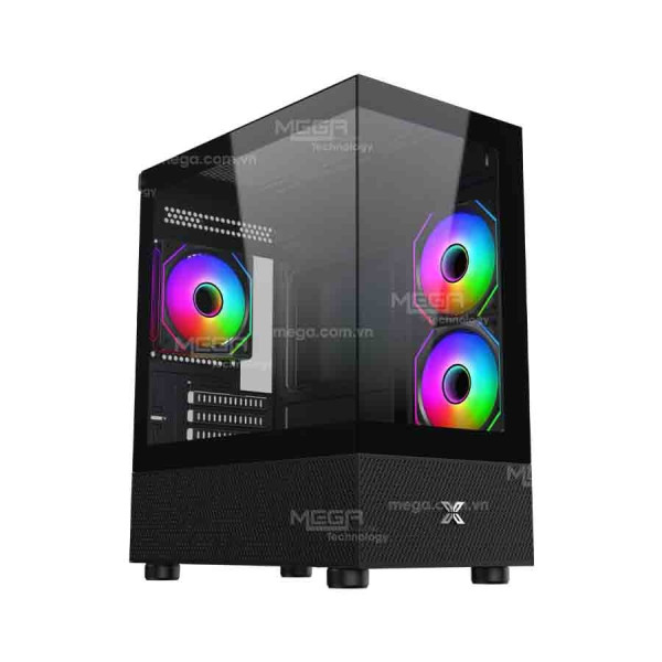 Case Xigmatek Alphard M 3IF EN48814 (MATX,3 Fan H23F)