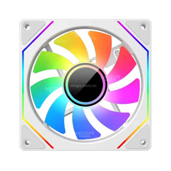 Fan case Xigmatek Infinity Pro 2 Arctic Trắng (Fan ngược) (EN47749)