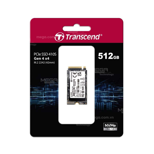 SSD Transcend 512GB TS512GMTE410S MTE410S M.2 2242 PCIe 4.0 NVMe