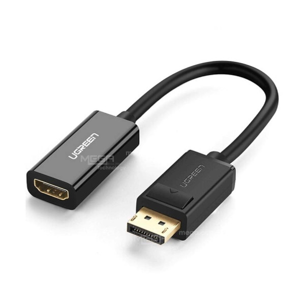 Cáp chuyển đổi Displayport to HDMI âm 10cm FullHD Ugreen 40362