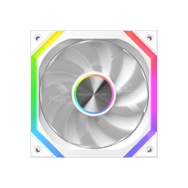 Fan case Xigmatek Infinity Pro 6 Arctic ARGB Reverse Trắng (Fan ngược) (EN49446)
