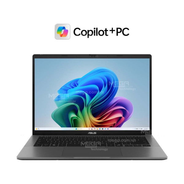 Laptop Asus Vivobook S14 M3407GA-SF030W Xám (Cpu yzen AI 7 445, Ram 16GB, SSD 512GB, Vga AMD Radeon Graphics, LED Keyboard, 14.0 inch WUXGA OLED, Win 11HSL, 2Y)