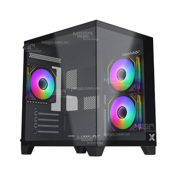 Case Xigmatek AQUA M NANO 3GF Black (EN45509)
