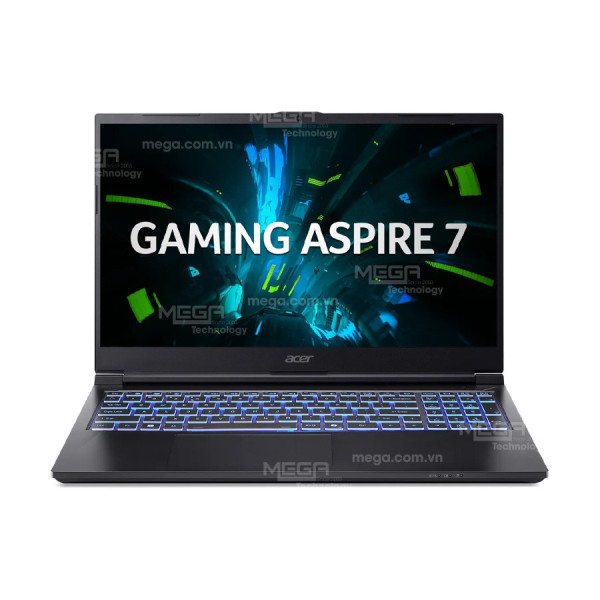 Laptop Acer Gaming Aspire 7 A715-59G-53GZ NH.QX6SV.00A Đen (Cpu Core 5-210H, Ram 16GB, SSD 512GB, Vga GeForce RTX 3050 6GB GDDR6, 15.6 inch FHD, Win 11HS