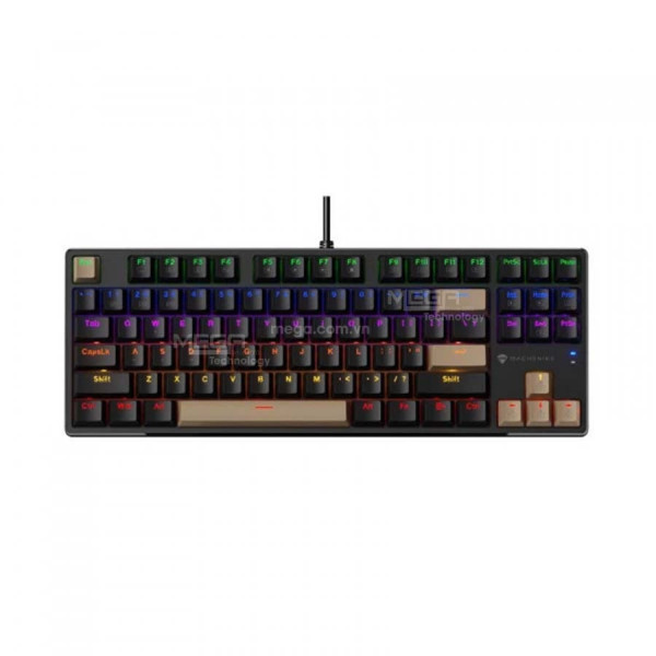 Bàn phím cơ có dây Machenike K500B-B87 Wired Red switch LED Backlit Black