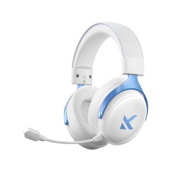 Tai nghe Gaming không dây MCHOSE V9 Pro Sky White HW-V9-3 (Usb ,Bluetooth ,2.4Ghz)