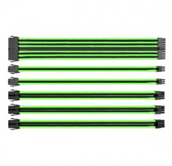 Bộ cáp nguồn TtMod Sleeve Cable Green and Black (AC-034-CN1NAN-A1)