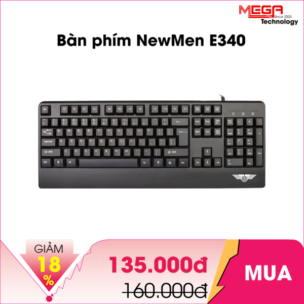 Bàn phím NewMen E340+ for Gaming
