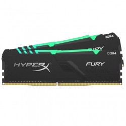 Ram 8gb/3200 PC KIT Kingston HyperX Fury tản nhiệt RGB DDR4