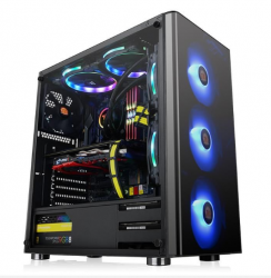 Case Thermaltake V200 TG RGB Mid-Tower Tempered Glass,ĐEN,1N_CA-1K8-00M1WN-01