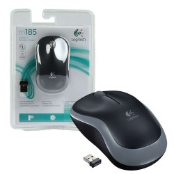 Chuột không dây Logitech M185 Wireless ( màu xám )