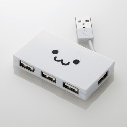 Bộ chia Elecom USB HUB 4 cổng USB 2.0 (U2H-YK4BF1WH)