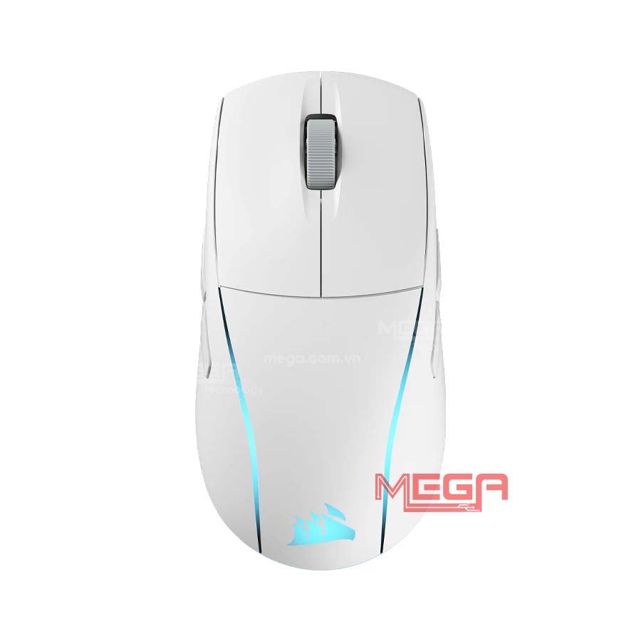 Chuột không dây Corsair M75 Wireless RGB - White CH-931D011-AP ( Wireless 2.4GHz, Bluetooth)