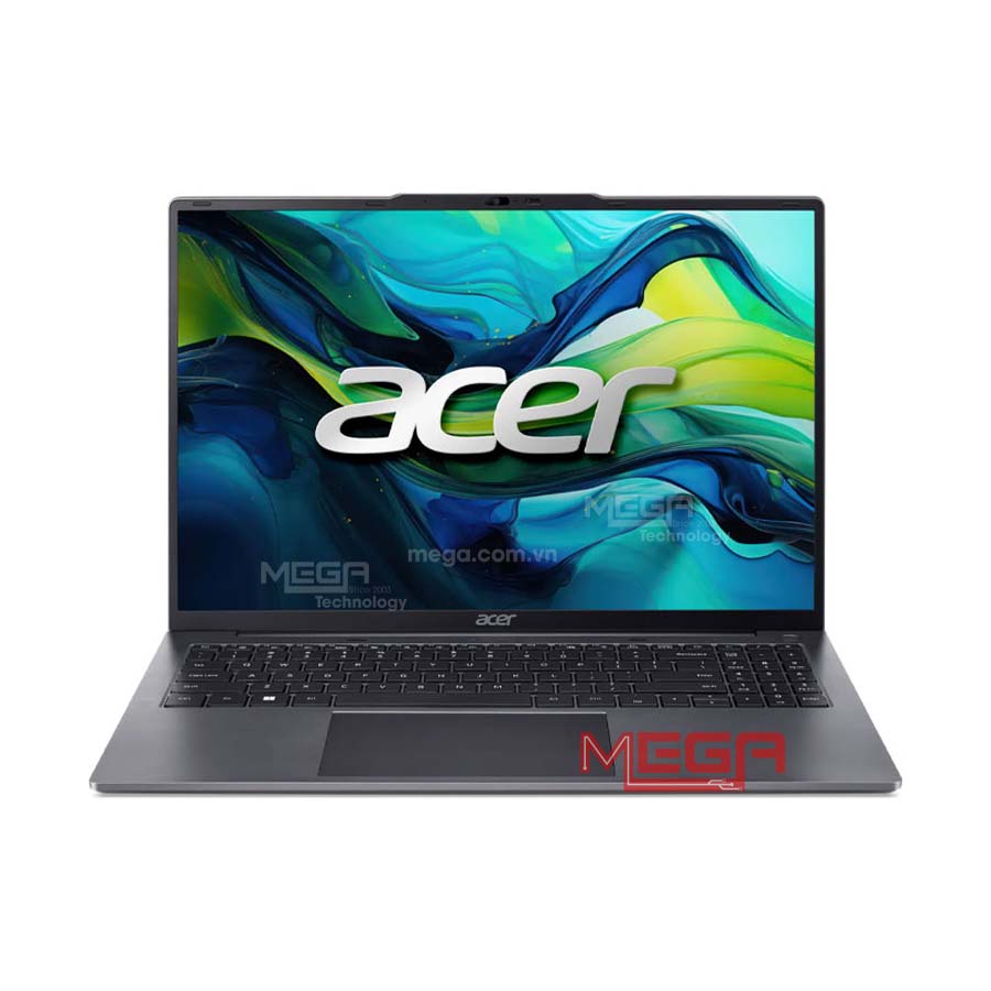 Laptop Acer Aspire Lite 16 AL16-51P-72S2 NX.KX0SV.002 Xám ( Cpu i7-1255U, Ram 16GBx1, SSD 512GB, Vga Intel UHD Graphics, 16 inch WUXGA IPS 60Hz, Win11, 1Y)