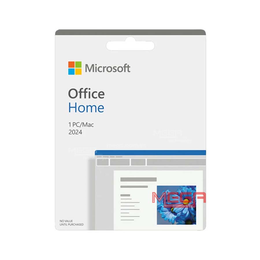 Phần mềm Office Home 2024 English APAC EM Medialess EP2-06811