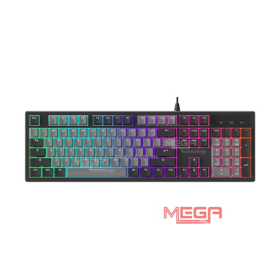 Bàn phím cơ có dây DAREU EK104 Grey - Black, dream switch