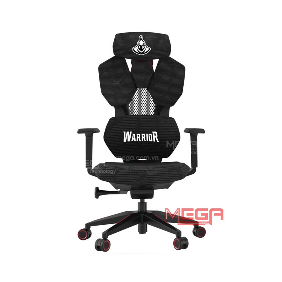 Ghế công thái học Gaming WARRIOR Ergonomic Chair-Arminius-WEC 810 Black/Red