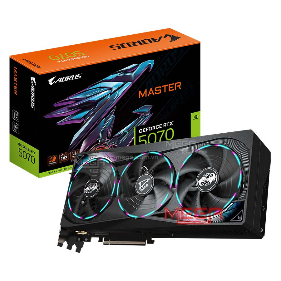 Vga Gigabyte RTX 5070 AORUS MASTER 12GB (GV-N5070AORUS M-12GD)