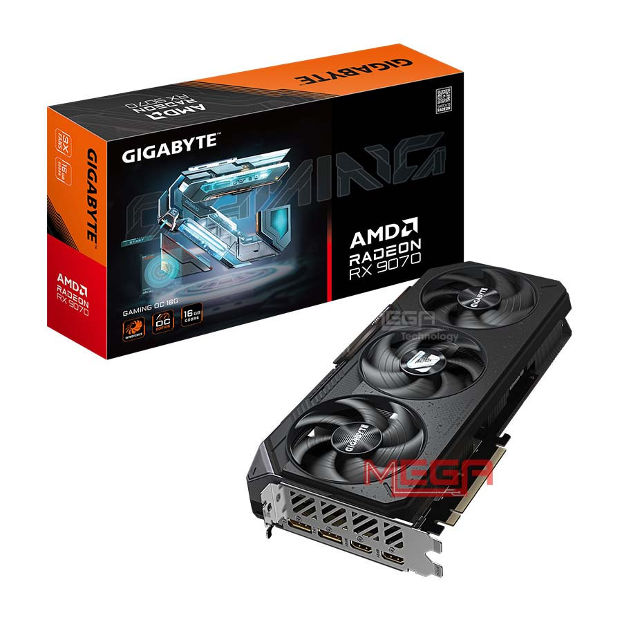 Vga Gigabyte Radeon RX 9070 GAMING OC 16GB (GV-R9070GAMING OC-16GD)