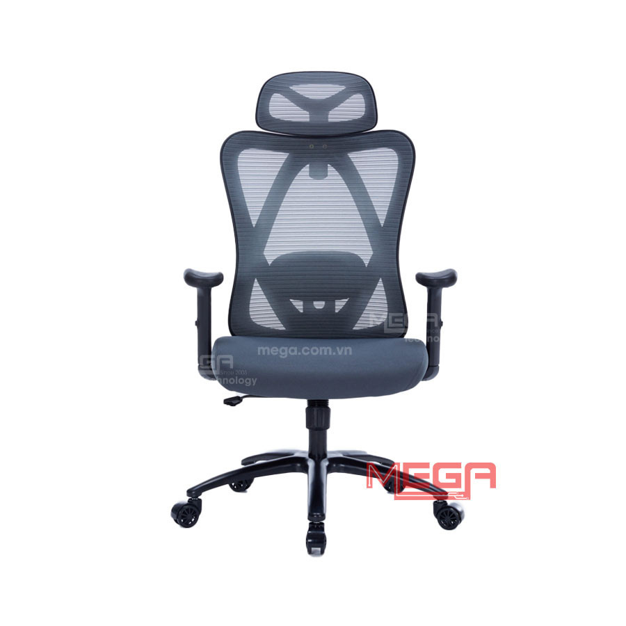Ghế công thái học WARRIOR Ergonomic Chair - Hero series - WEC501 Plus Gray
