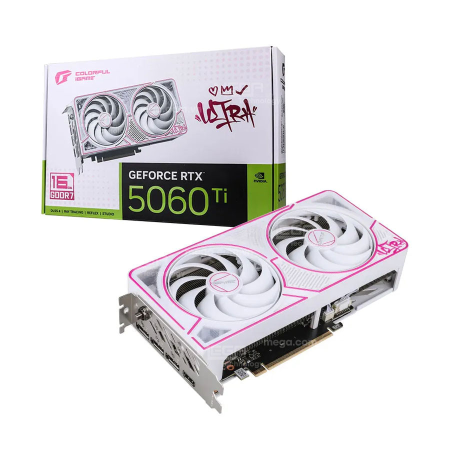 Vga Colorful iGame Georce RTX 5060 Ti Ultra W DUO OC 16GB-V