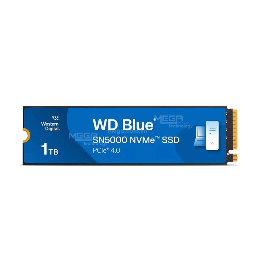 Ổ cứng SSD WD Blue SN5000 1TB NVMe PCIe Gen4 x4 WDS100T4B0E