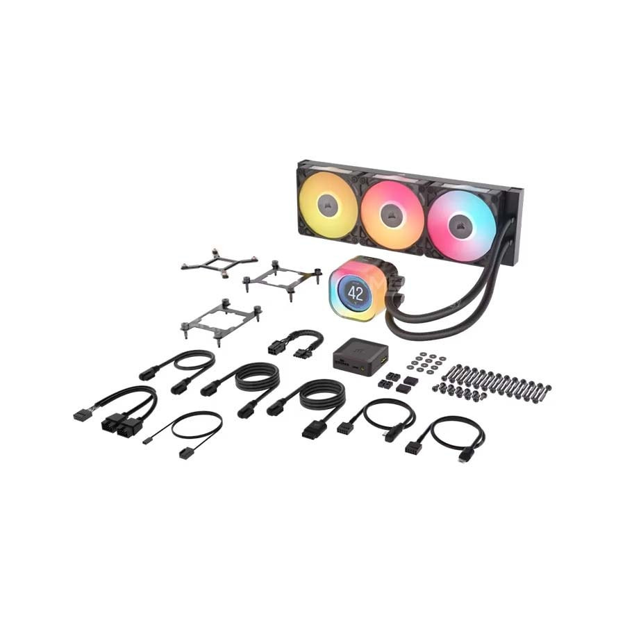 Tản nhiệt nước AIO Corsair iCUE LINK TITAN 360 RX RGB LCD Black (CW-9061023-WW)