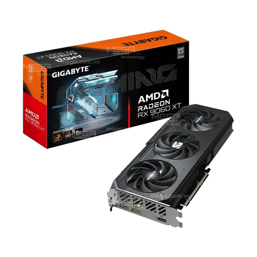Vga Gigabyte Radeon RX 9060 XT GAMING OC 8G (GV-R9060XTGAMING OC-8GD)