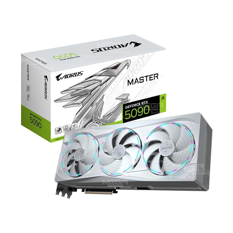 Vga Gigabyte RTX 5090 AORUS MASTER ICE 32GB (N5090AORUSM ICE-32GD)