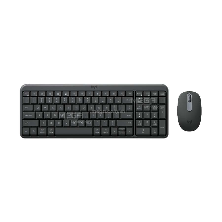 Bàn phím + chuột không dây Logitech Bluetooth MK250 ( Màu than chì )